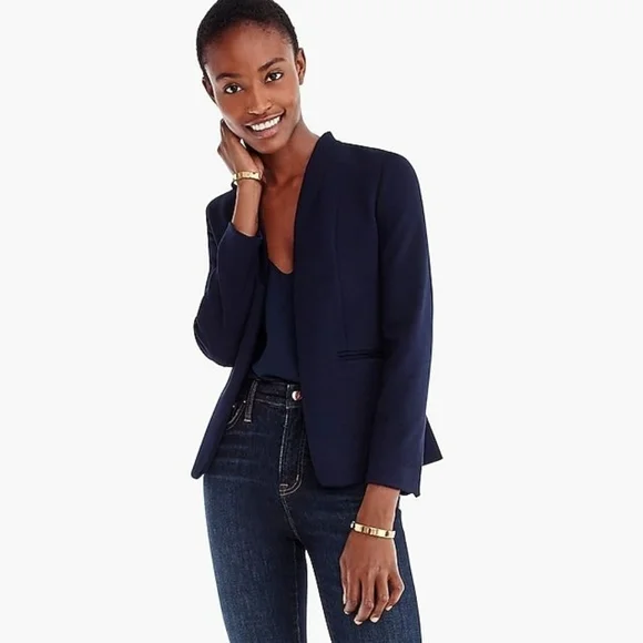 CCO J.Crew Going-out Blazer in Stretch Twill - Picture 2 of 11